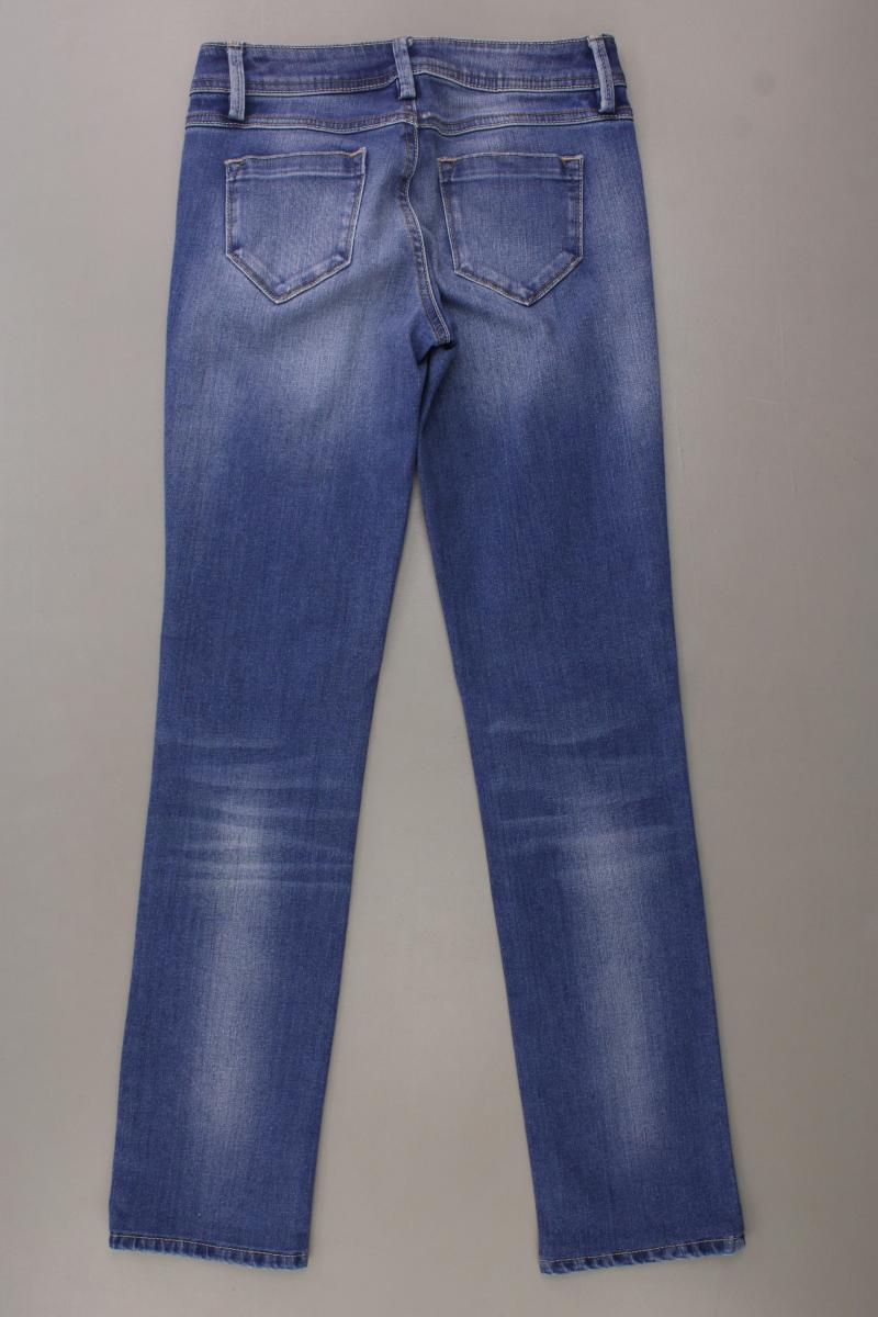 Benetton Straight Jeans Gr. W26 blau aus Baumwolle
