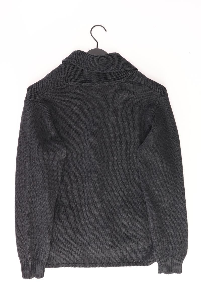 Brax Strickjacke Gr. 46 Langarm grau aus Baumwolle