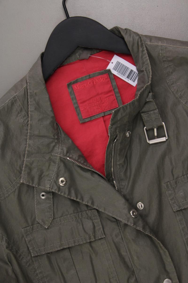 Marc O'Polo Übergangsjacke Gr. 42 grau aus Baumwolle