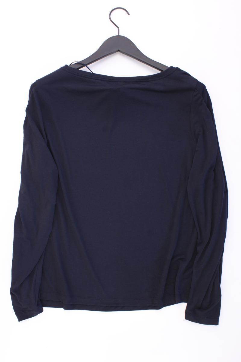 Taifun Longsleeve-Shirt Gr. 48 Langarm blau aus Modal