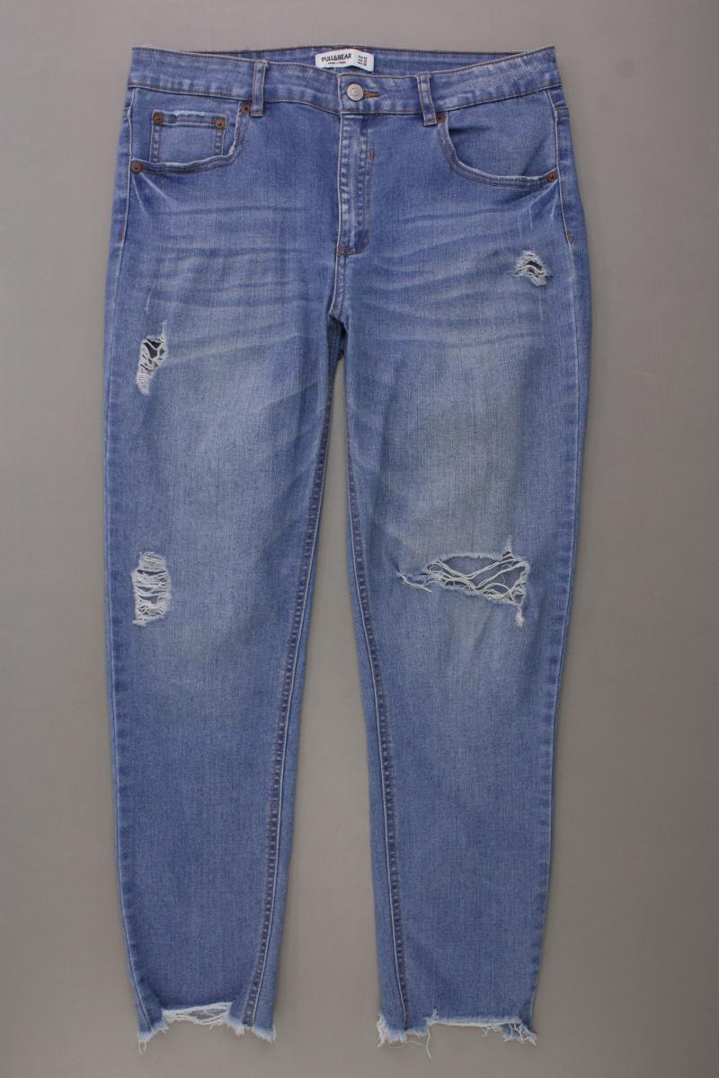 Pull&Bear Skinny Jeans Gr. 42 blau