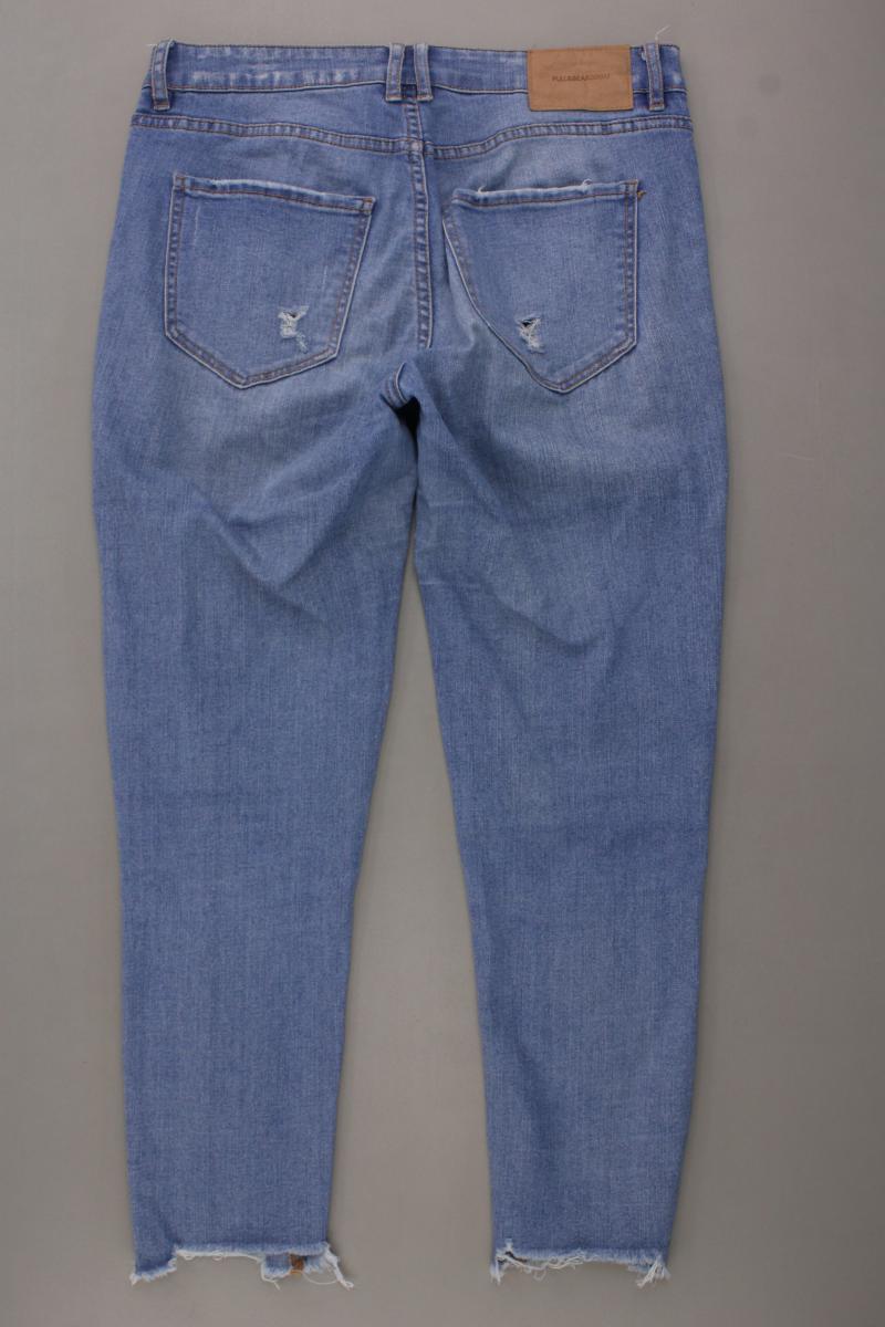 Pull&Bear Skinny Jeans Gr. 42 blau