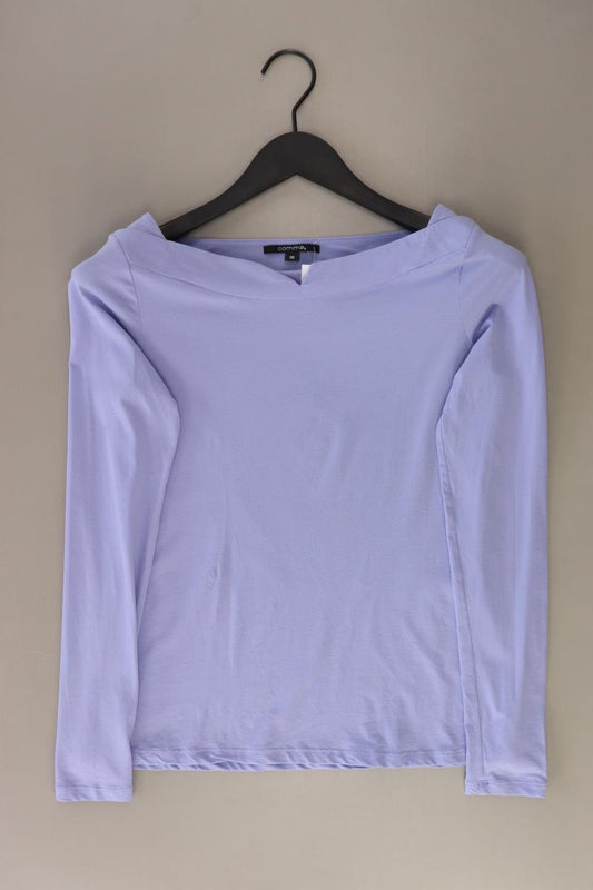 comma, Longsleeve-Shirt Gr. 36 Langarm blau aus Polyamid