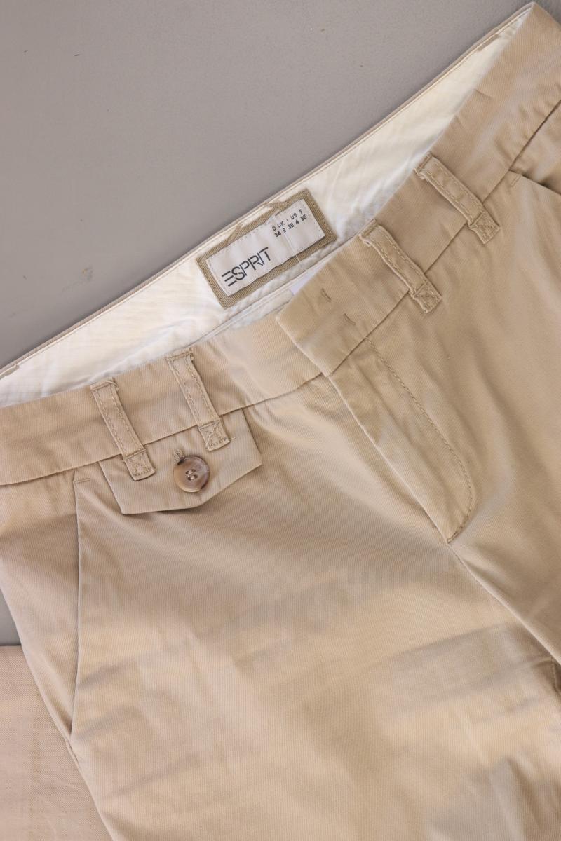 Esprit Hose Gr. 34 creme aus Baumwolle