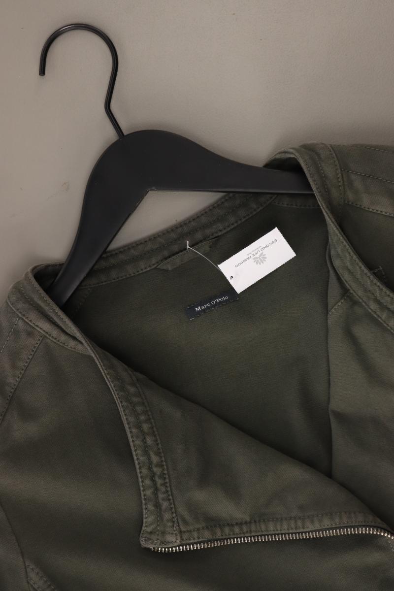 Marc O'Polo Übergangsjacke Gr. 40 olivgrün aus Baumwolle