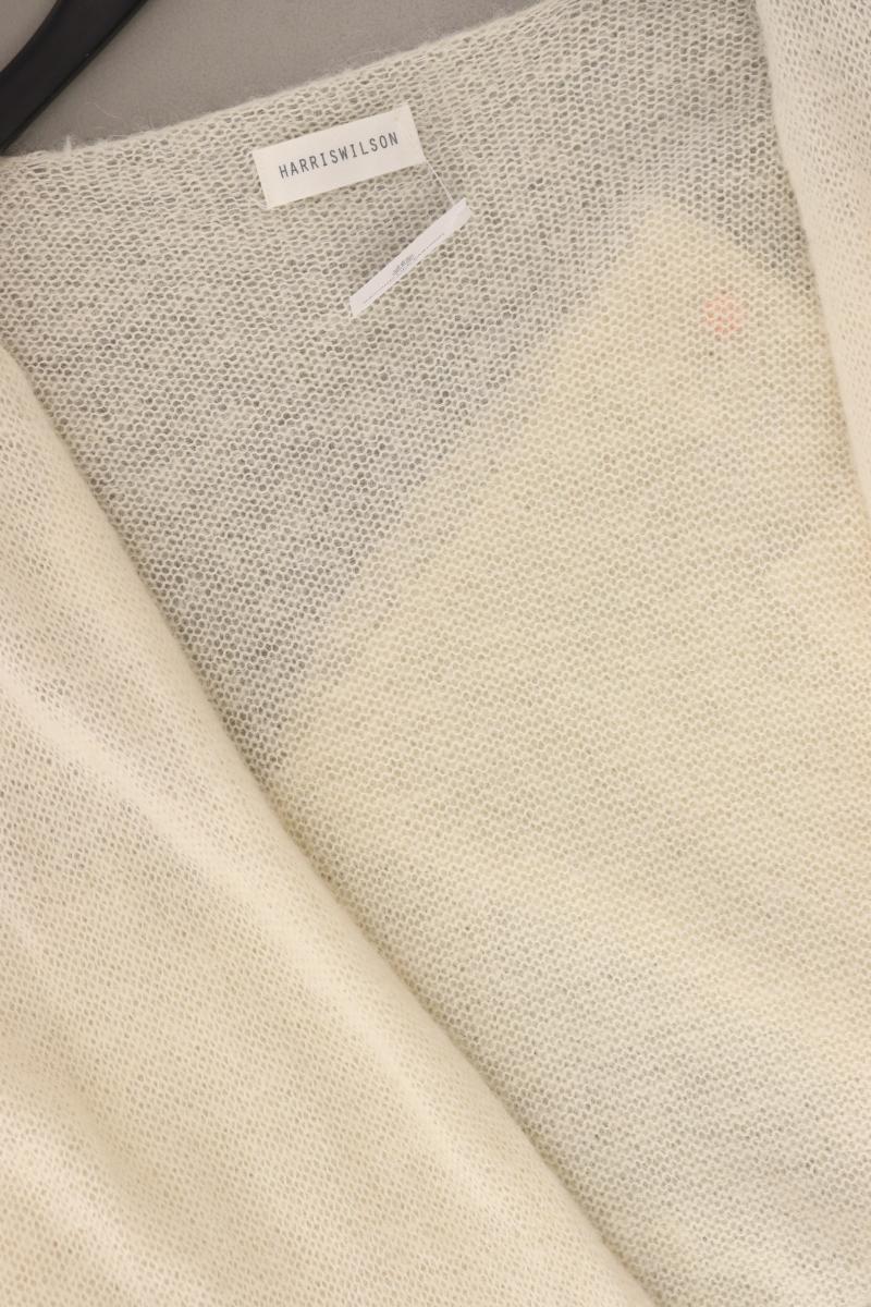 HARRISWILSON Strickjacke Modell Louise mit Alpaka Gr. 34 Langarm creme