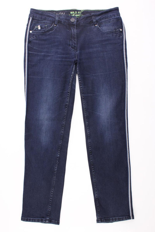 Cecil Straight Jeans Gr. W31 blau aus Baumwolle