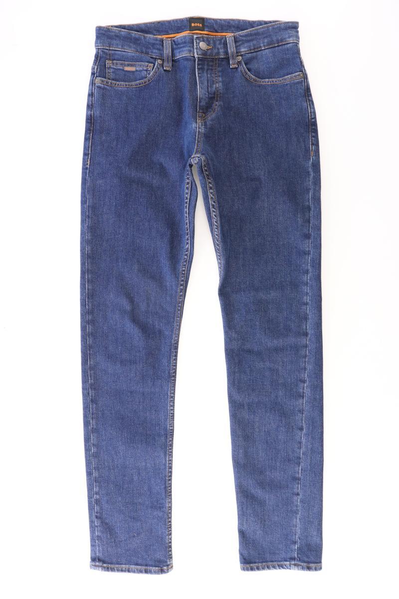 BOSS by Hugo Boss Straight Jeans Gr. W30/L32 blau aus Baumwolle