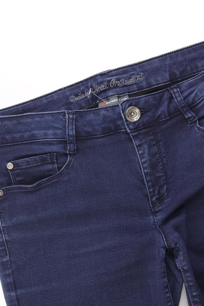 Street One Straight Jeans Gr. W30 blau aus Baumwolle