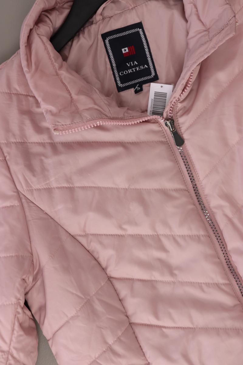Via Cortesa Übergangsjacke Gr. 38 rosa aus Polyester