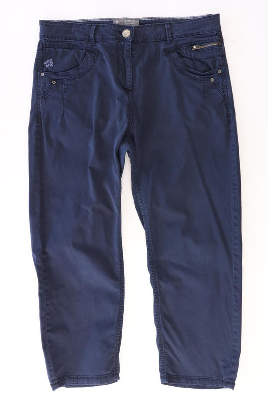 Cecil 7/8 Hose Gr. W32 blau aus Baumwolle
