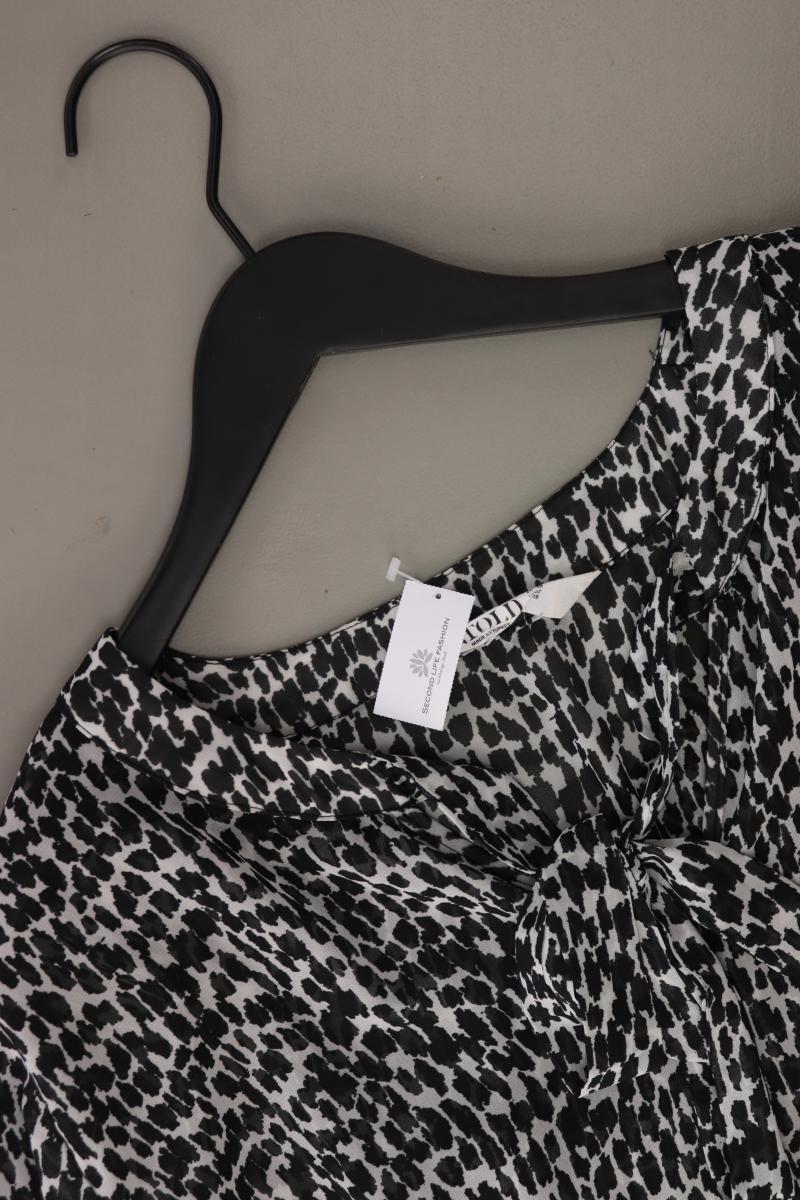 Studio Untold Schluppenbluse Gr. 48 Langarm schwarz aus Polyester