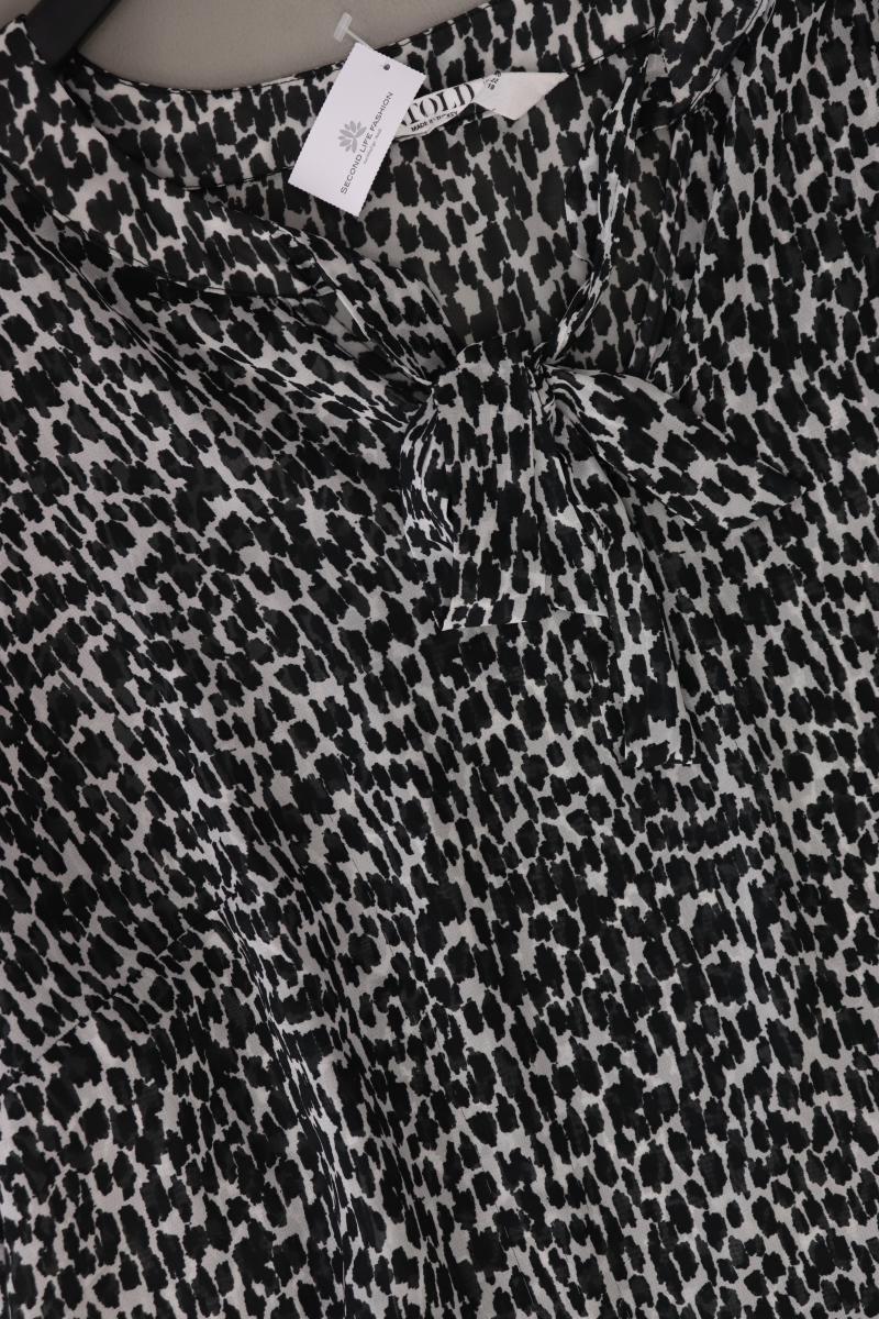 Studio Untold Schluppenbluse Gr. 48 Langarm schwarz aus Polyester