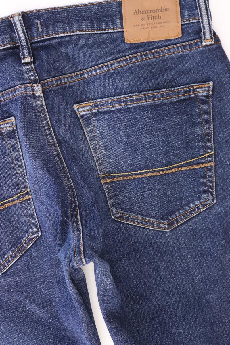 Abercrombie & Fitch Straight Jeans Gr. W32/L34 blau aus Baumwolle