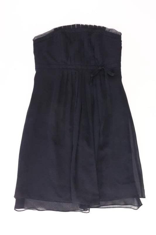 Marie Blanc Bandeaukleid Gr. 38 Ärmellos schwarz aus Polyester