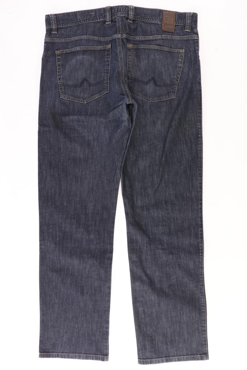 Alberto Straight Jeans für Herren Gr. W34/L32 blau aus Baumwolle