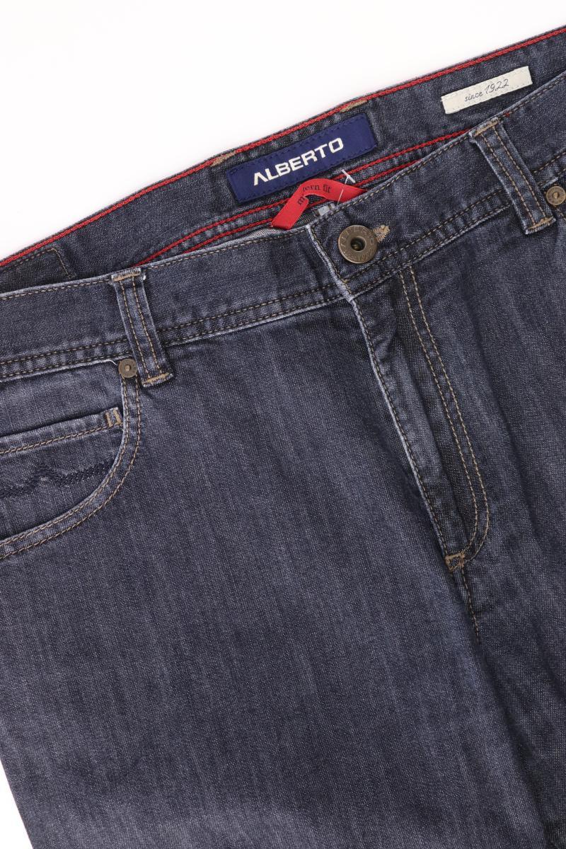 Alberto Straight Jeans für Herren Gr. W34/L32 blau aus Baumwolle