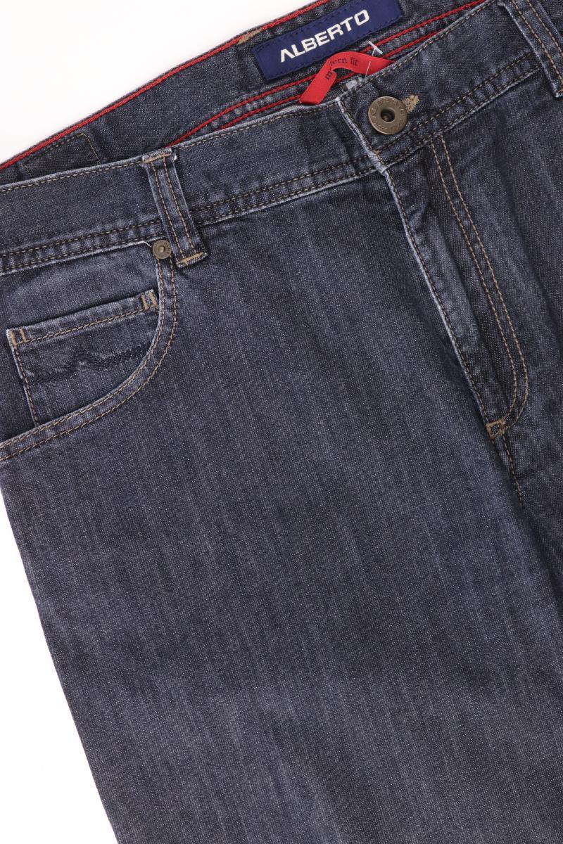 Alberto Straight Jeans für Herren Gr. W34/L32 blau aus Baumwolle