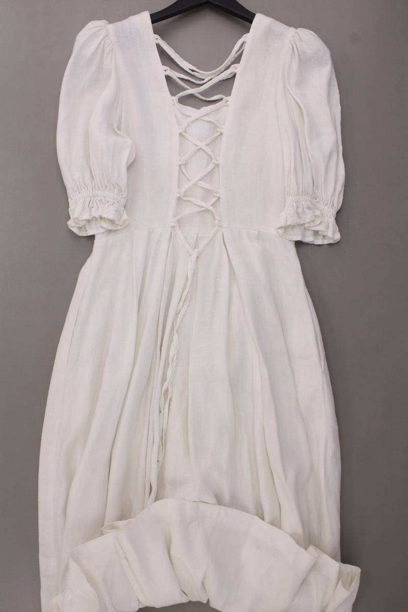 Alba Moda Trachtenkleid Mittelalterkleid Gr. 36 3/4 Ärmel creme aus Leinen