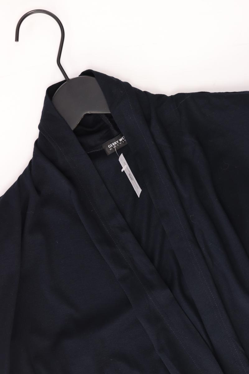 Gerry Weber Regular Cardigan Gr. 38 Kurzarm blau aus Viskose