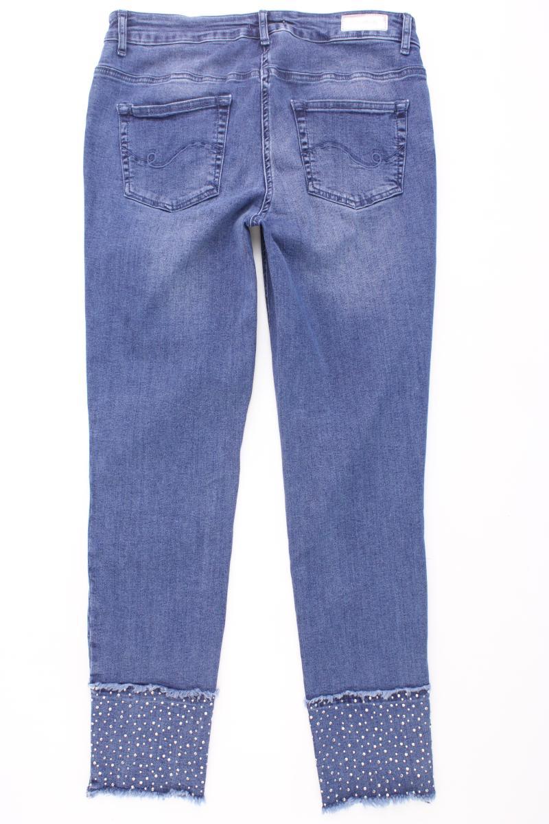 Alba Moda Skinny Jeans Gr. 40 neuwertig blau aus Baumwolle