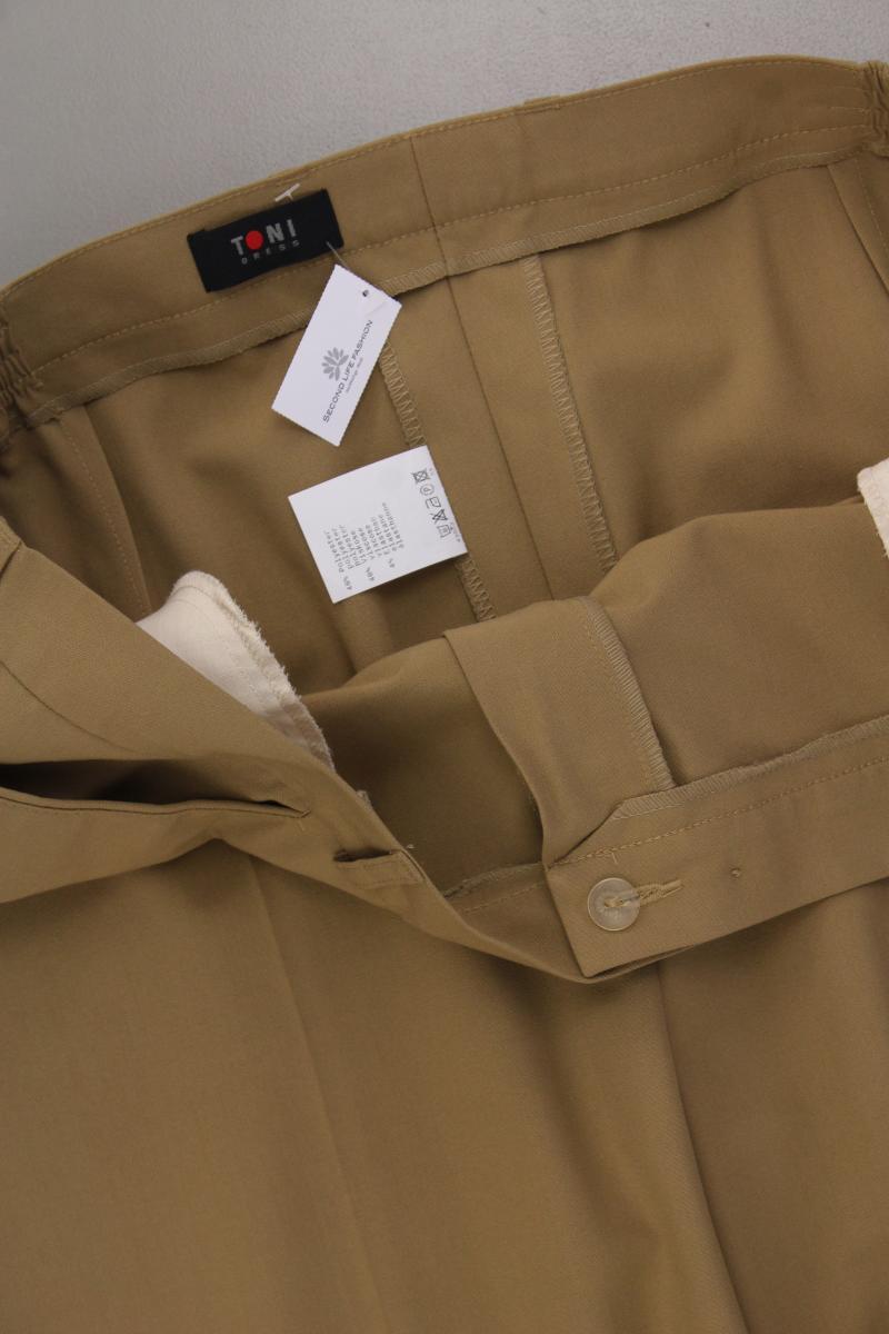 TONI Anzughose Gr. Kurzgröße 48 braun aus Polyester