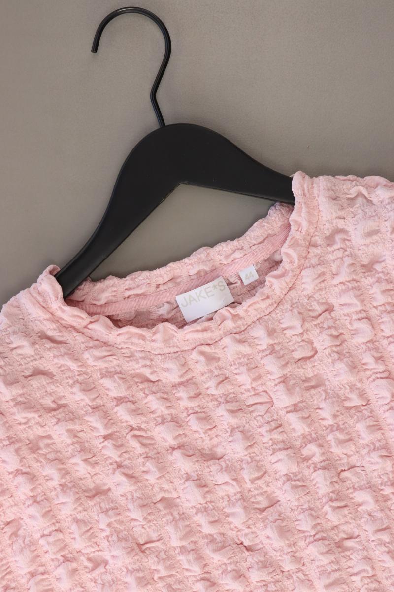 Jake*s Kurzarmbluse Gr. 44 rosa aus Polyester