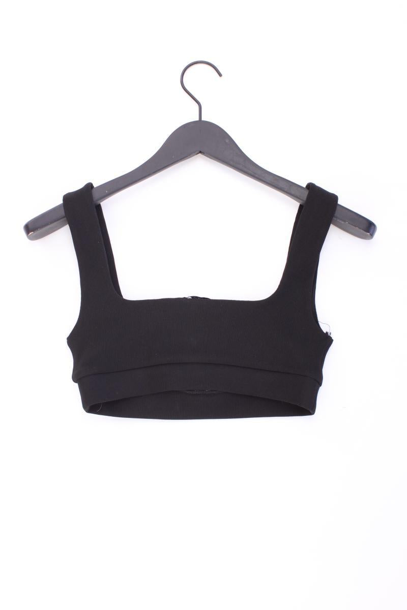 Zara Crop Top Gr. S schwarz aus Polyester