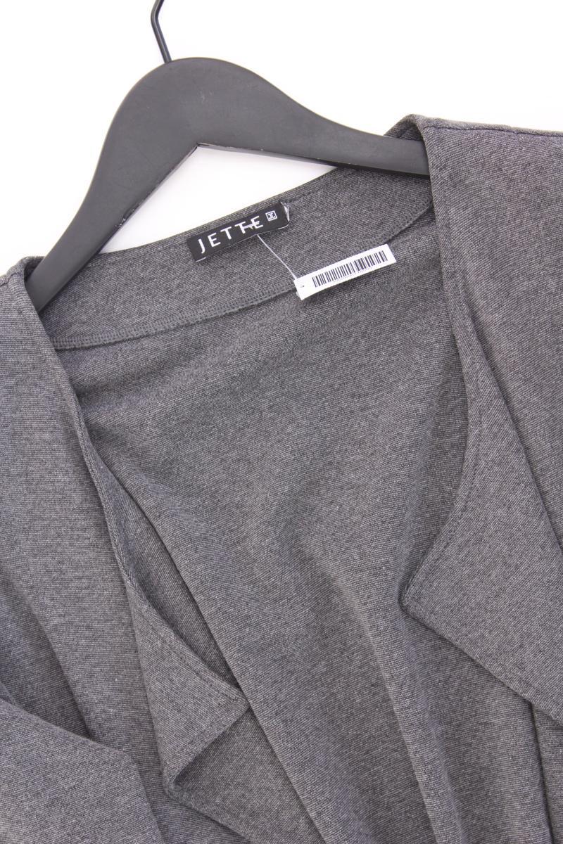 Jette Strickjacke Gr. OneSize Langarm grau aus Viskose
