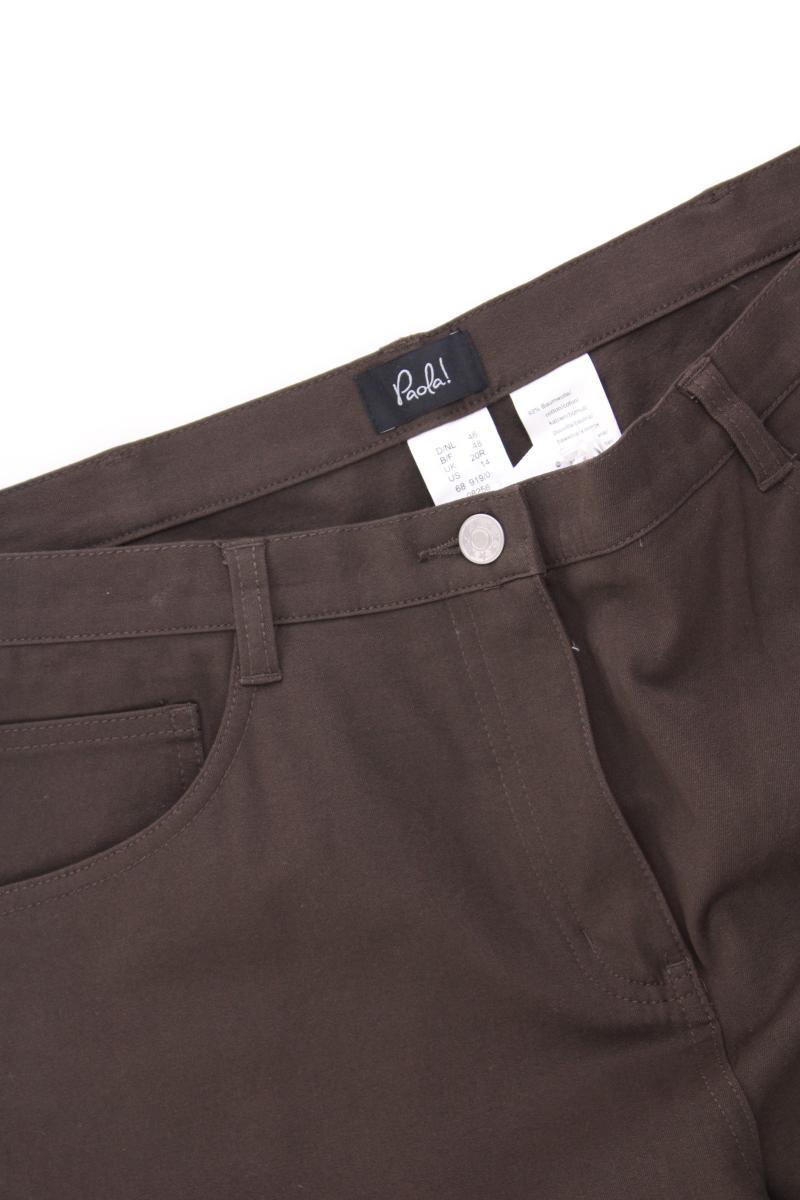 Paola Five-Pocket-Hose Gr. 46 neuwertig braun aus Baumwolle