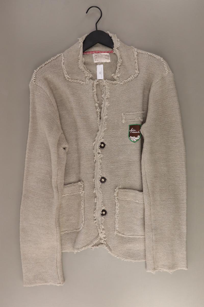 Alpin De Luxe Trachtenjacke für Herren Gr. XL Langarm grau aus Wolle