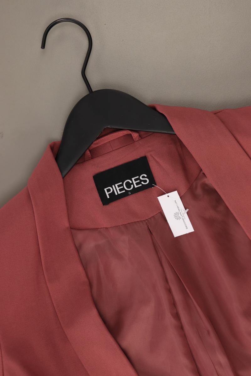 Pieces Longblazer Gr. S rosa aus Polyester