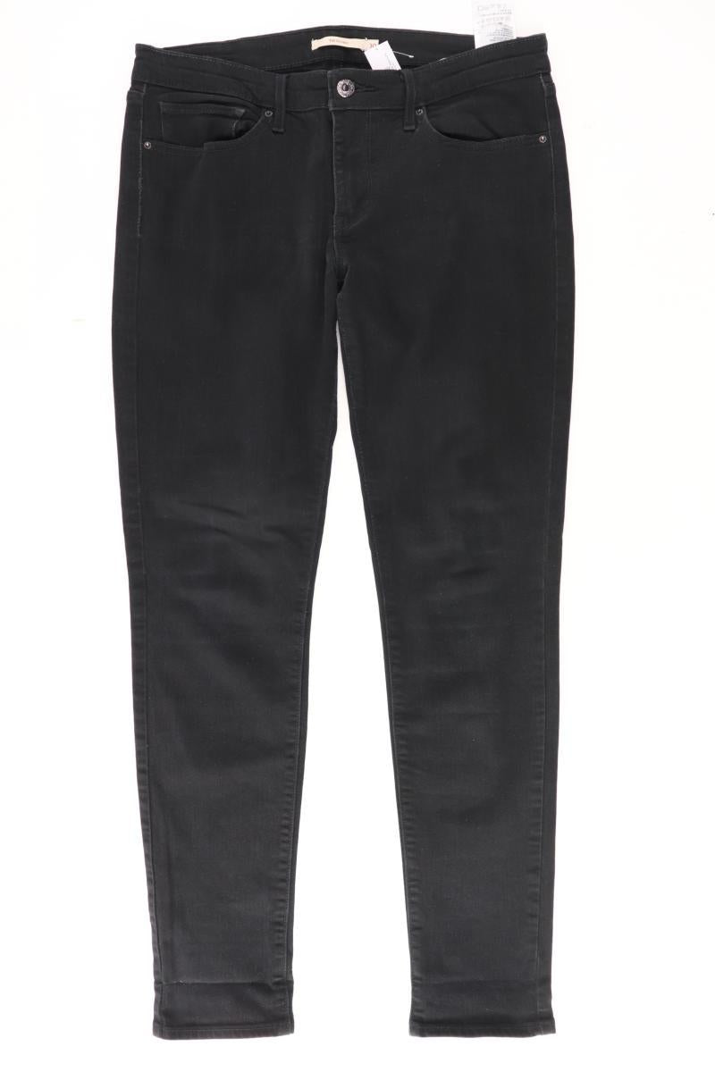 Levi's Skinny Jeans Gr. W30/L32 schwarz aus Baumwolle