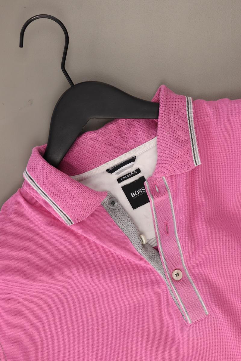 BOSS by Hugo Boss Poloshirt für Herren Gr. L Kurzarm rosa aus Baumwolle