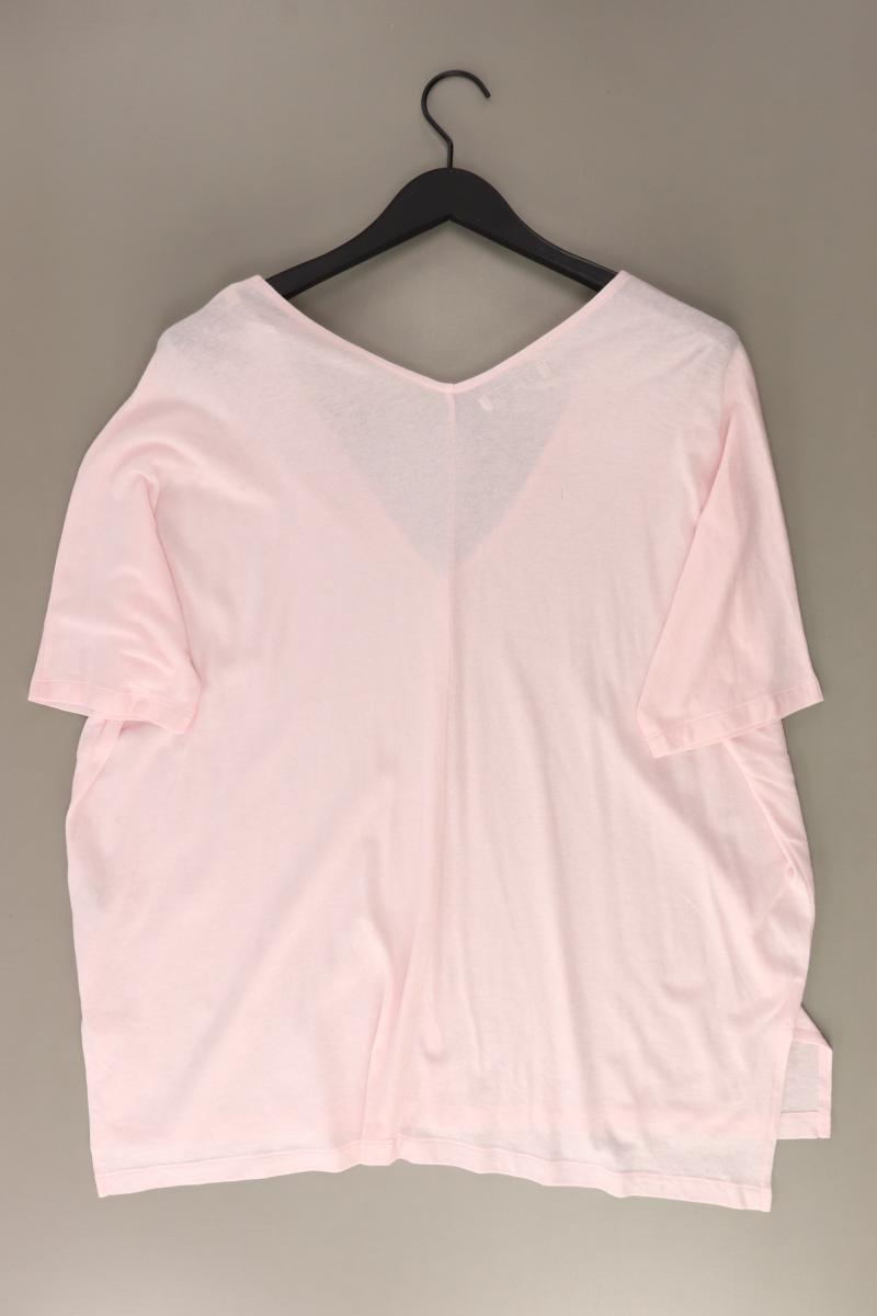 Blaumax Shirt mit V-Ausschnitt Gr. XL Kurzarm rosa aus Baumwolle