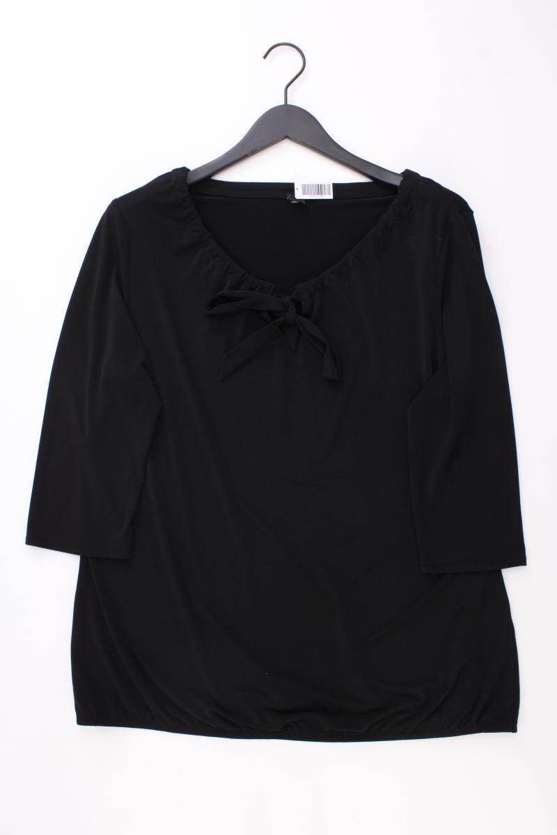 s.Oliver Classic Bluse Gr. 46 neuwertig 3/4 Ärmel schwarz aus Polyester