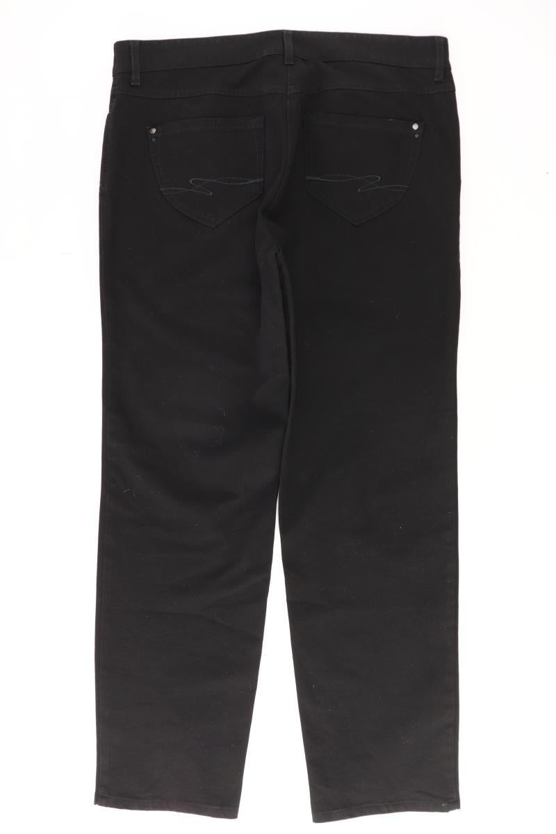 Zerres Straight Jeans Gr. Kurzgröße 42 schwarz aus Baumwolle