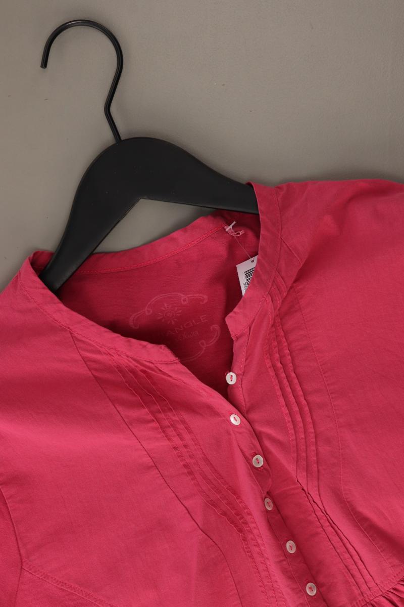 Triangle by s.Oliver Kurzarmbluse Gr. 46 pink aus Baumwolle