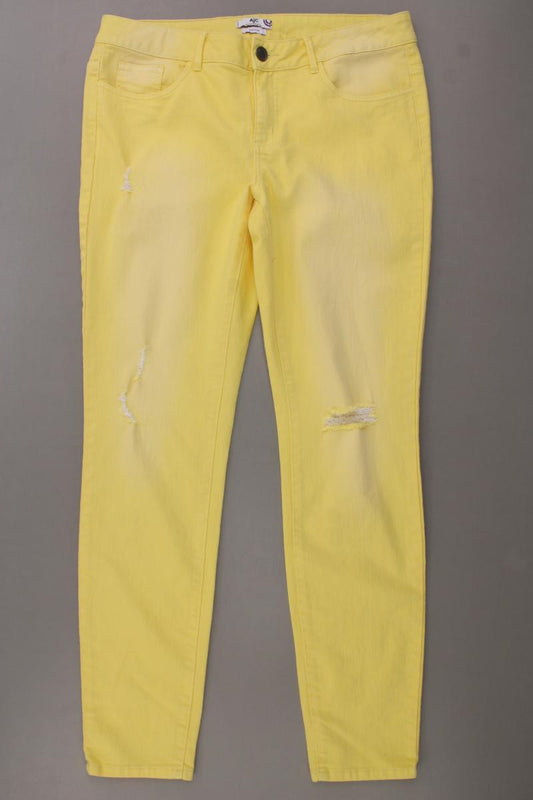 AJC Fashion Straight Jeans Gr. Langgröße 88 gelb aus Baumwolle
