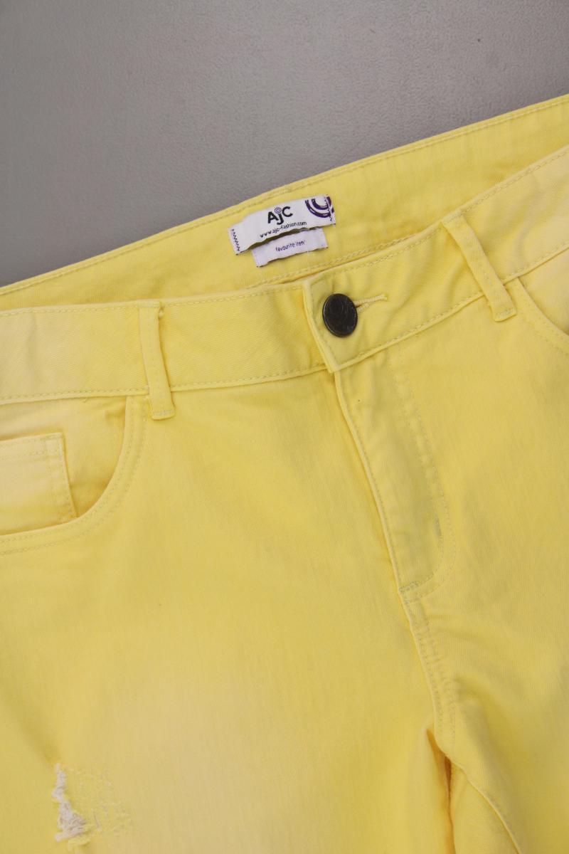 AJC Fashion Straight Jeans Gr. Langgröße 88 gelb aus Baumwolle