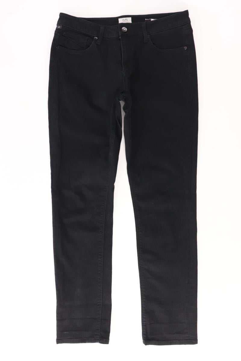 QS by s.Oliver Straight Jeans Gr. L/L30 schwarz aus Baumwolle