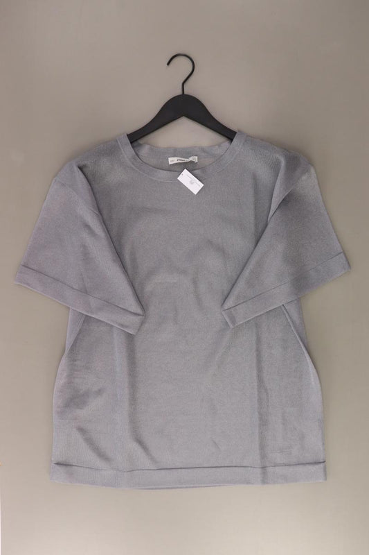 Zara T-Shirt Gr. S Kurzarm grau aus Polyester