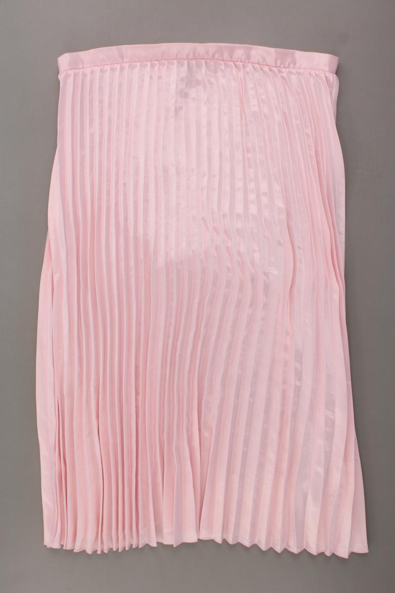 Manguun Faltenrock Gr. 46 rosa aus Polyester