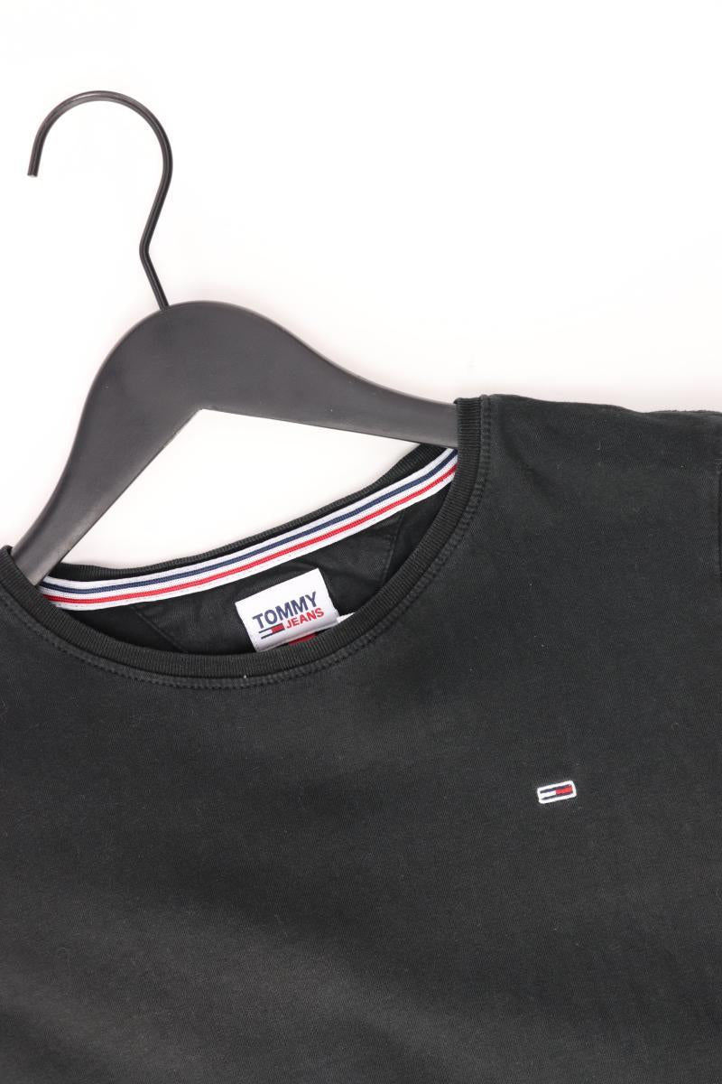 Tommy Jeans T-Shirt Gr. S Kurzarm schwarz aus Baumwolle