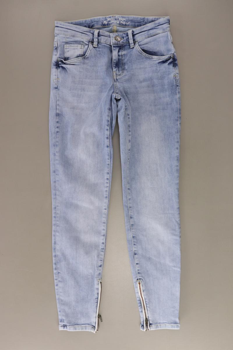 Soccx Skinny Jeans Gr. W27 blau aus Baumwolle