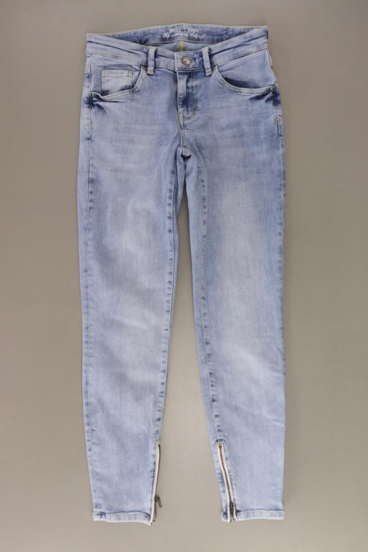 Soccx Skinny Jeans Gr. W27 blau aus Baumwolle
