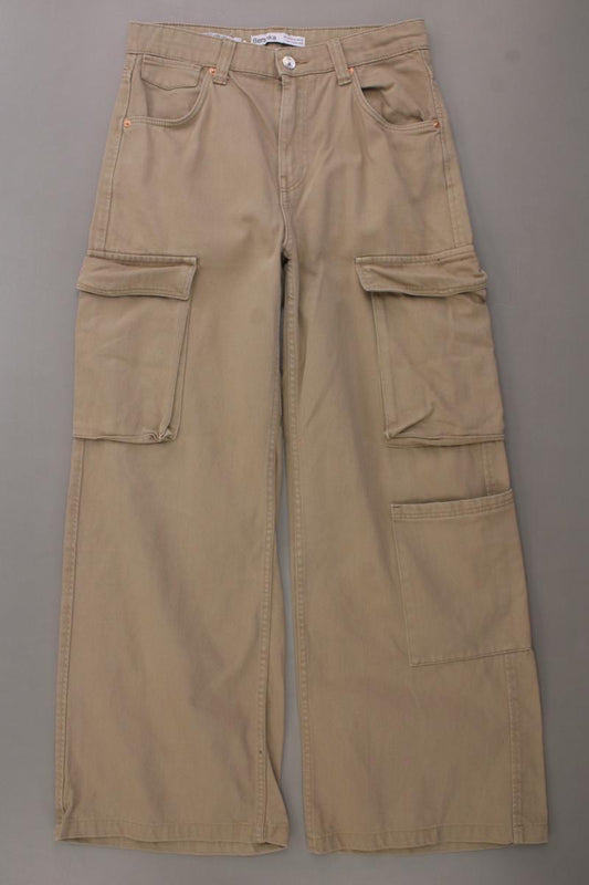 Bershka Cargohose Gr. 36 braun aus Baumwolle