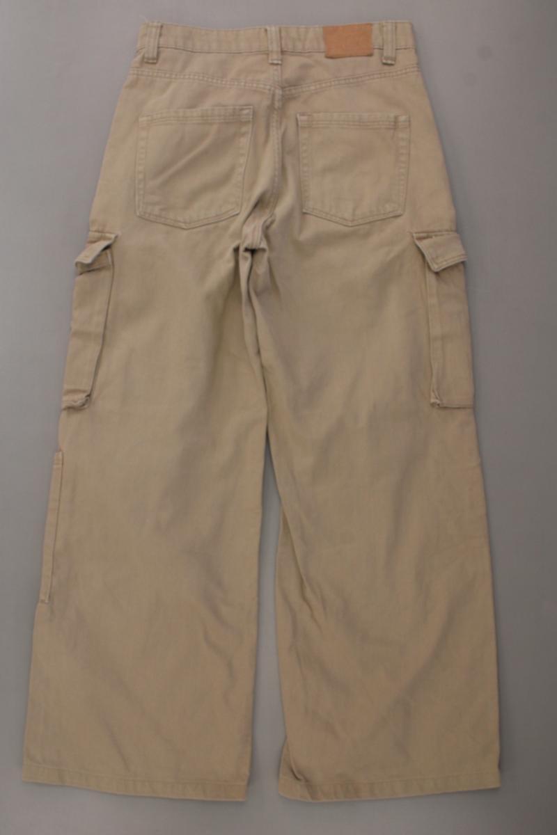 Bershka Cargohose Gr. 36 braun aus Baumwolle