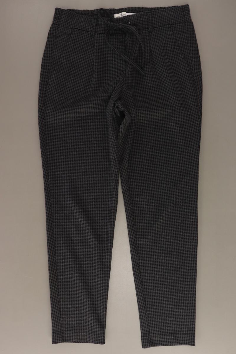 Tom Tailor Stoffhose Gr. 38 hahnentritt grau aus Polyester