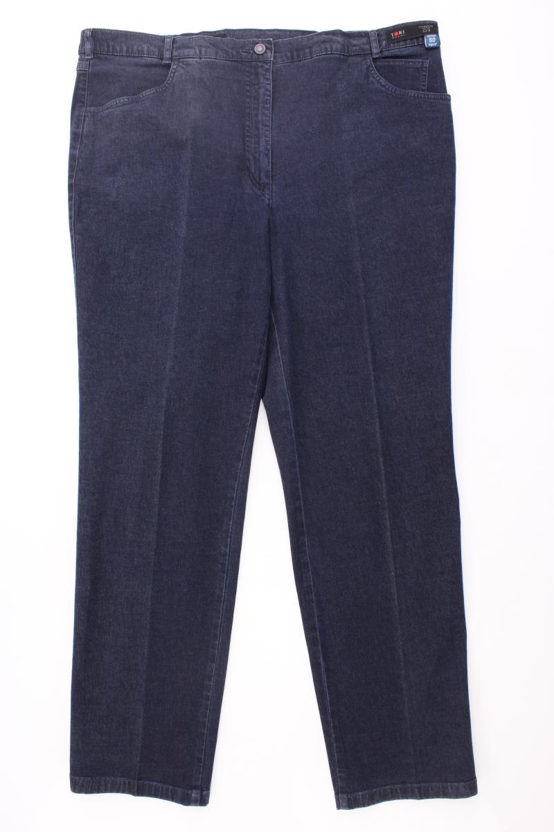 TONI Straight Jeans Gr. Kurzgröße 50 blau aus Baumwolle